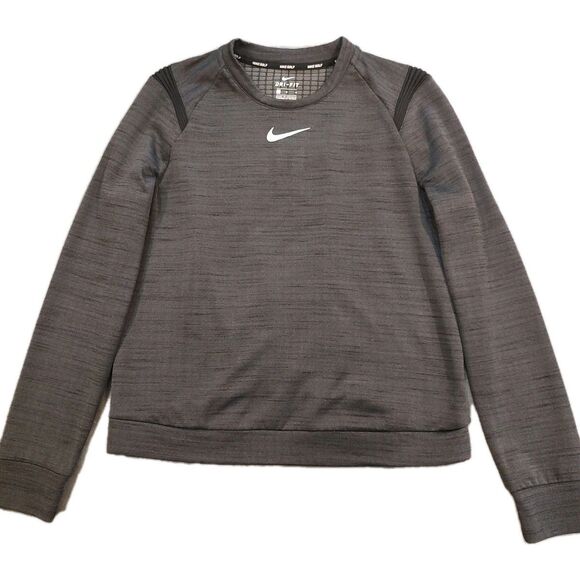 NIKE Therma Sphere Women's Size Large Golf Long Sleeve Top Thermal Black 855247 - Picture 1 of 12